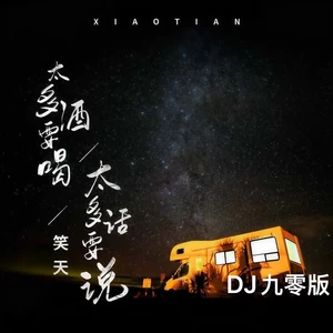 笑天 - 太多酒要喝太多话要说(DJ九零版伴奏)