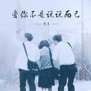 笑天 - 爱你不是说说而已(伴奏)