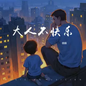 田园 - 大人不快乐(伴奏)