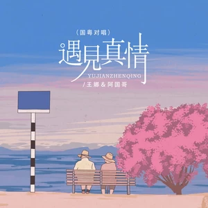 王娜/阿国哥 - 遇见真情(国粤对唱)(伴奏)
